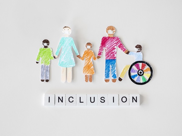 family-with-disables-person-cutout-paper-inclusion-concept