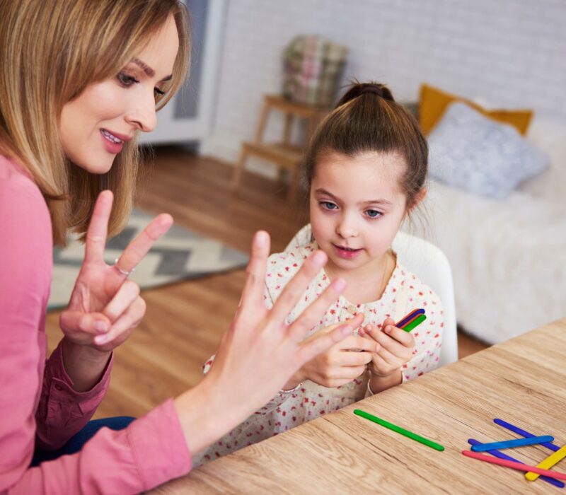 Teaching child